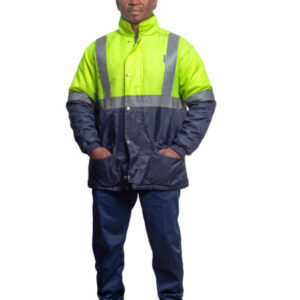 TWO TONE FREEZER JACKET NAVY & LIME